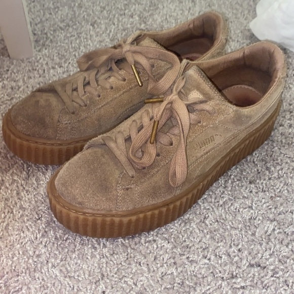 FENTY Puma Creepers Tan Suede - Picture 3 of 4